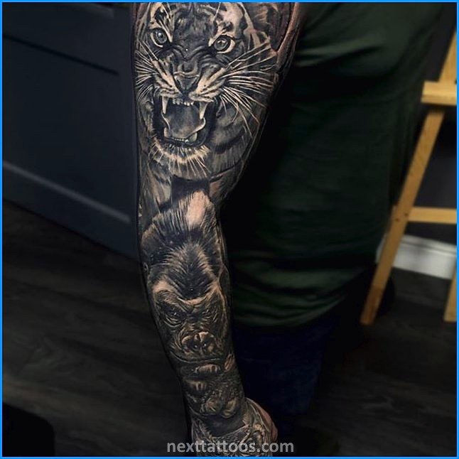 Jungle Animal Tattoos - Easy-To-Apply Animal-Inspired Designs