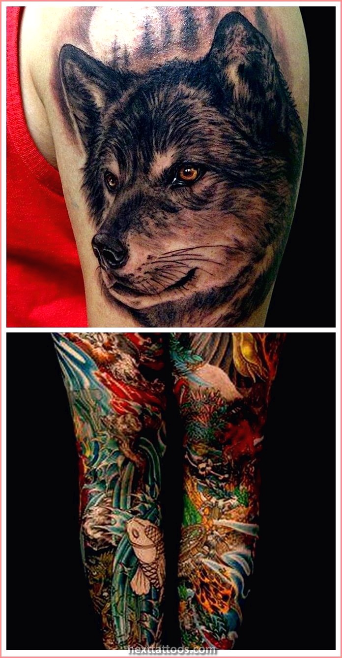 Animal Shoulder Tattoos For Men