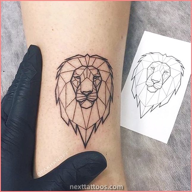 Simple Geometric Animal Tattoos