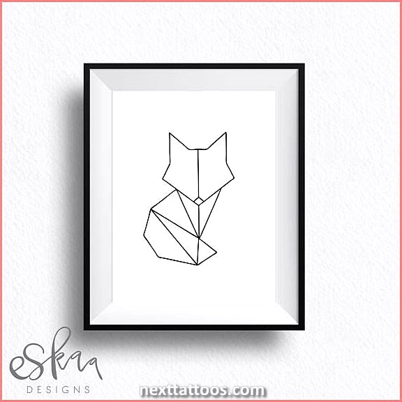 Simple Geometric Animal Tattoos