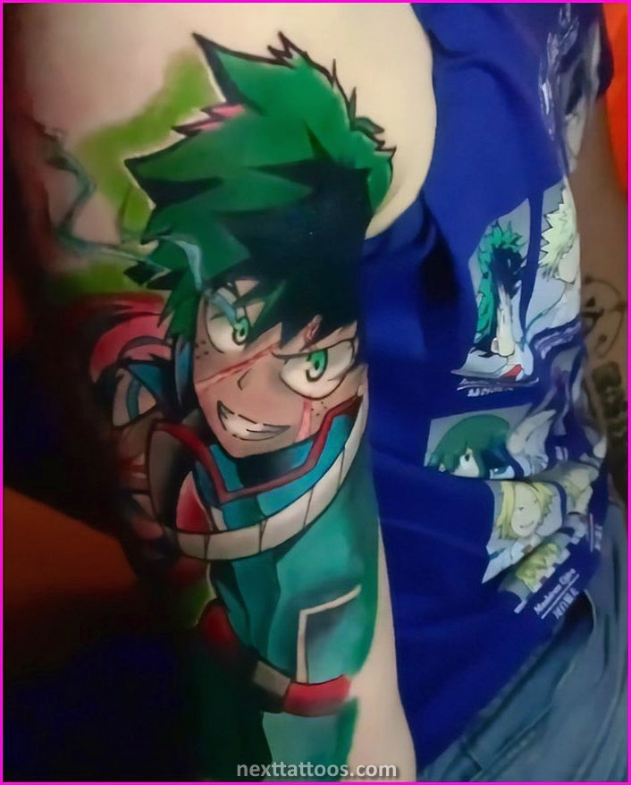 Anime Character With Moving Tattoos