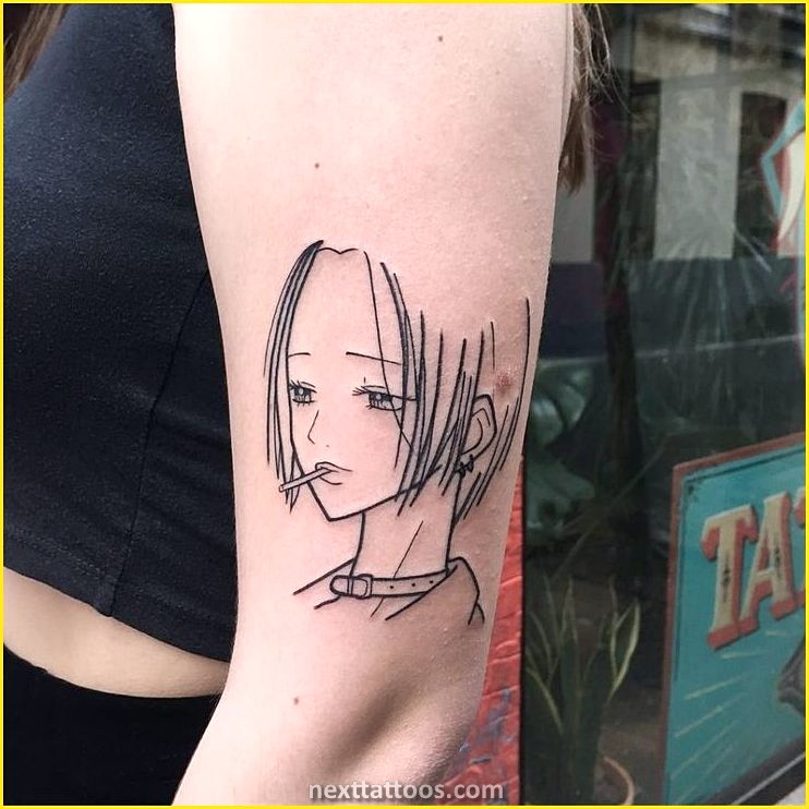 Anime Character With Moving Tattoos