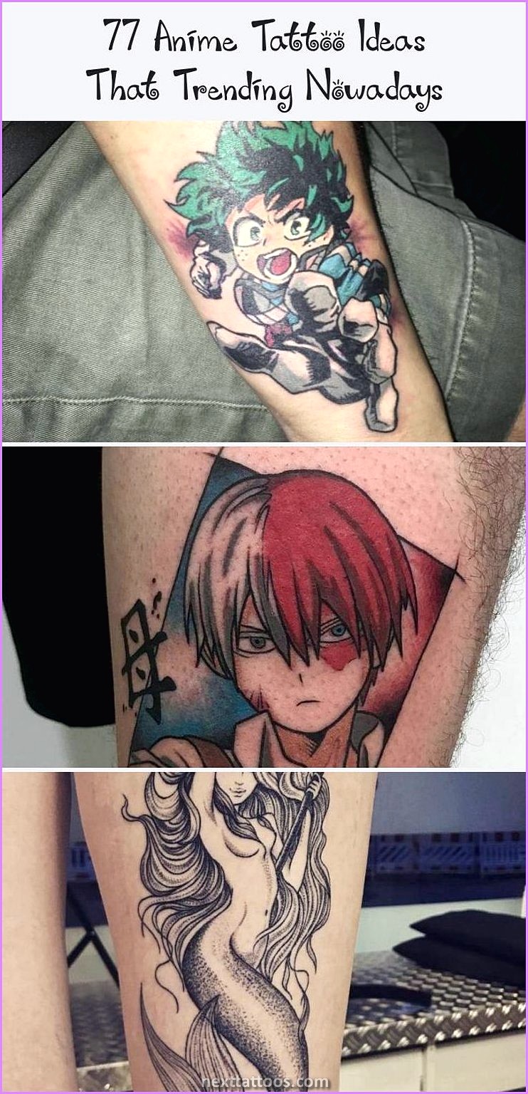 Anime Character With Moving Tattoos