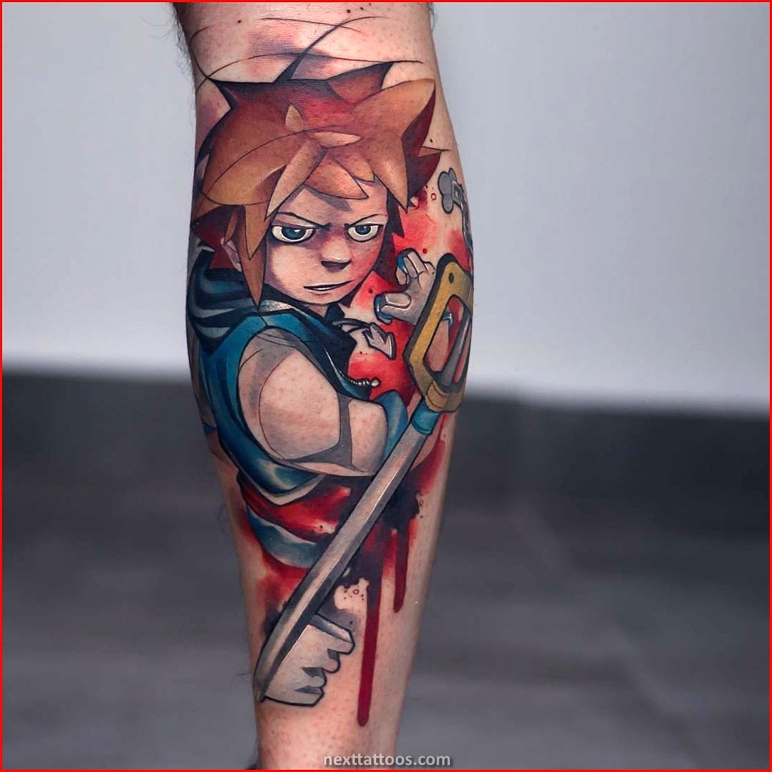 Anime Character With Moving Tattoos