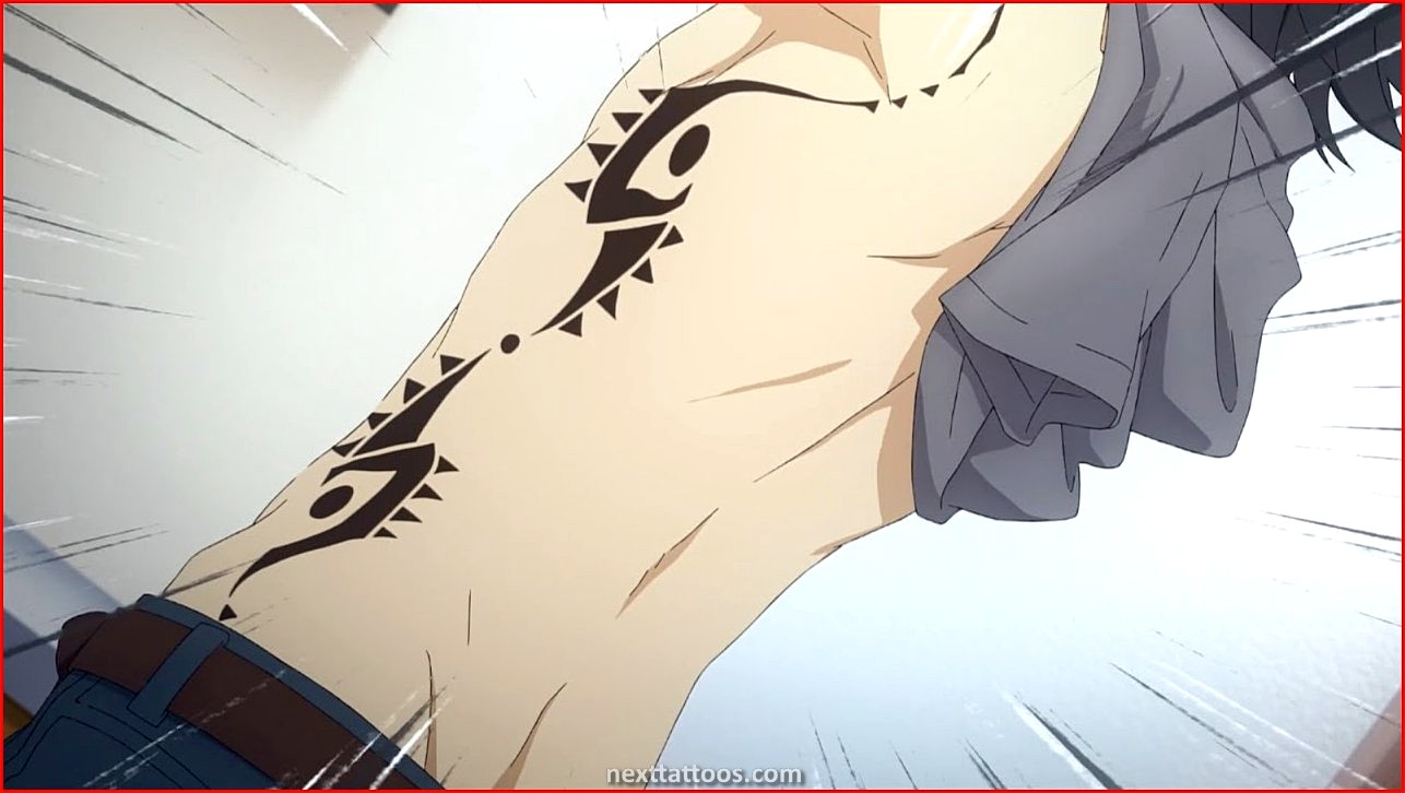 Anime Character With Moving Tattoos