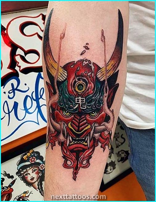 3D Japanese Character Tattoos