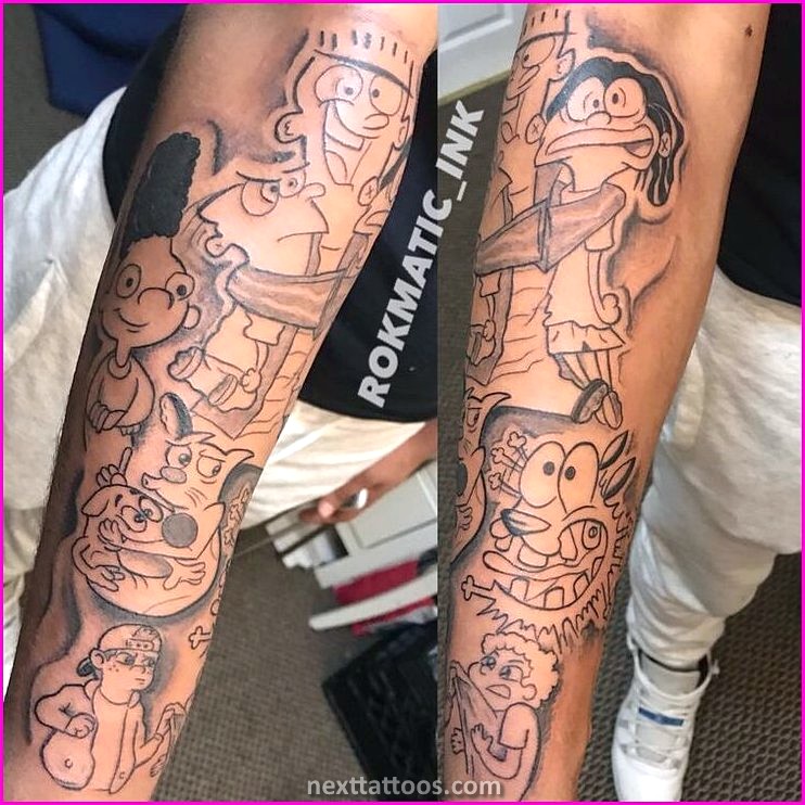 Cartoon Character Tattoos on Tumblr