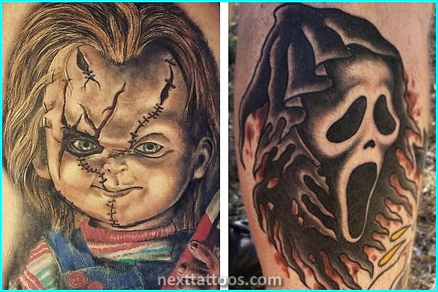 Cartoon Horror Movie Character Tattoos