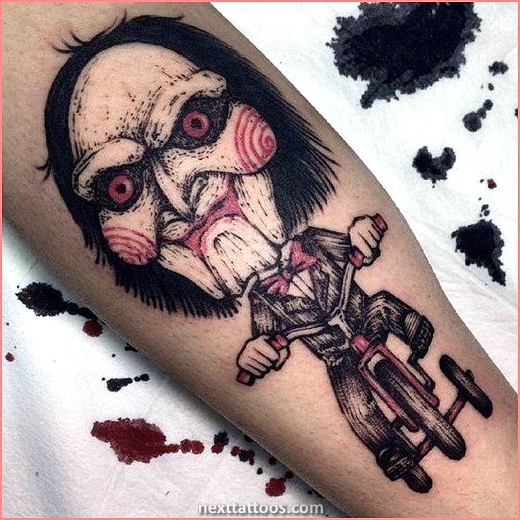 Cartoon Horror Movie Character Tattoos