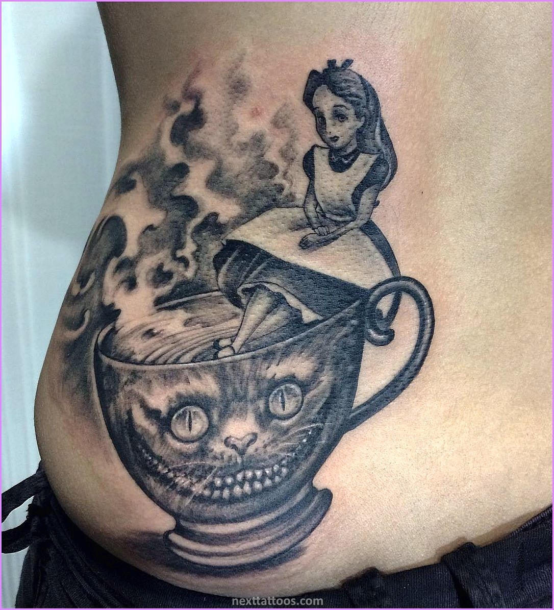 Alice in Wonderland Character Tattoos