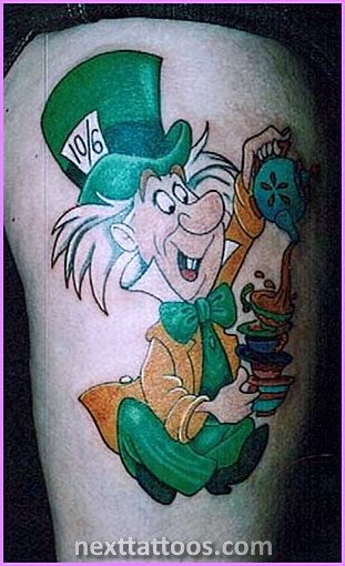 Alice in Wonderland Character Tattoos