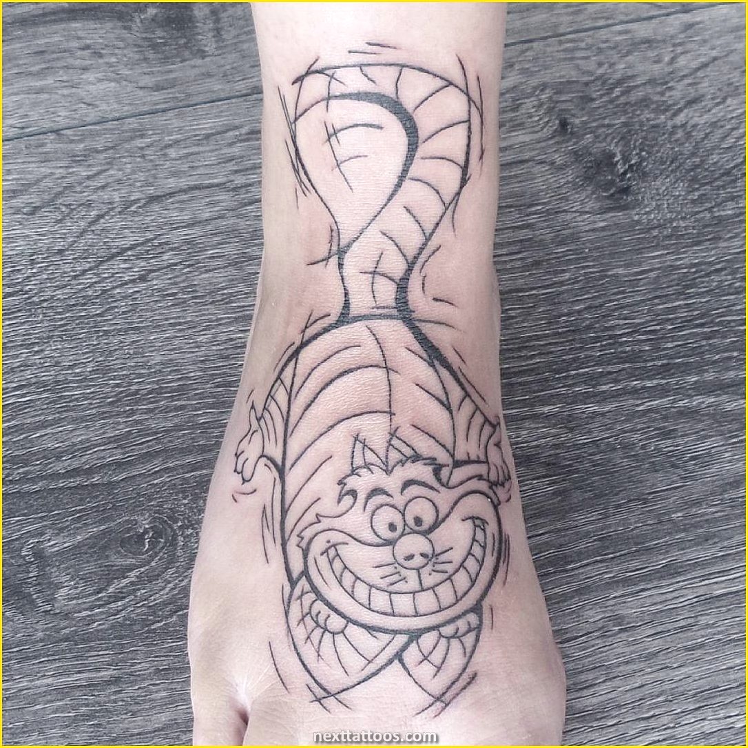 Alice in Wonderland Character Tattoos