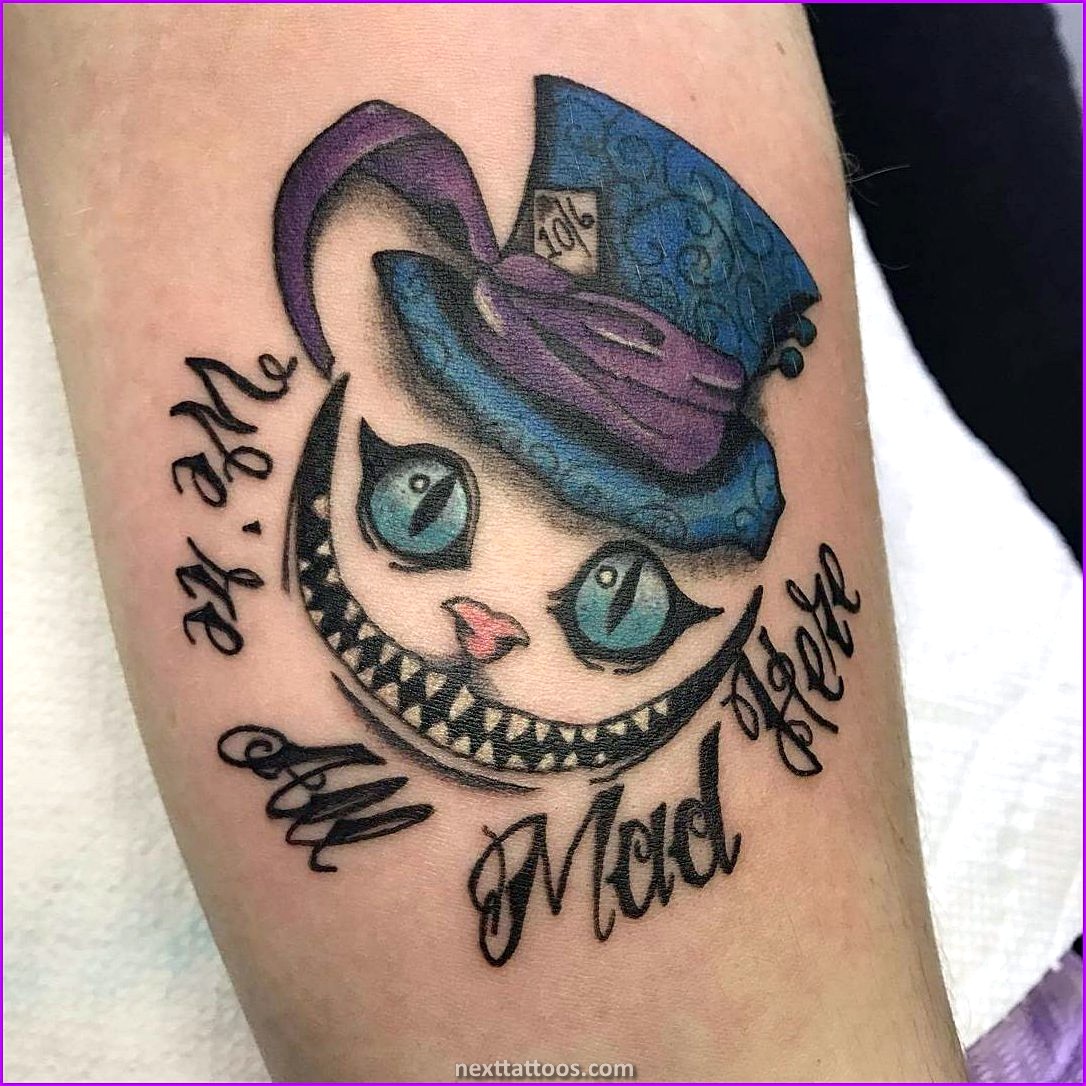 Alice in Wonderland Character Tattoos