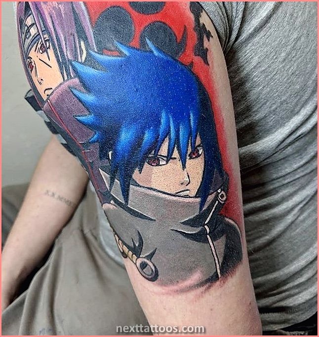 Example of an Anime Character With Runic Tattoos