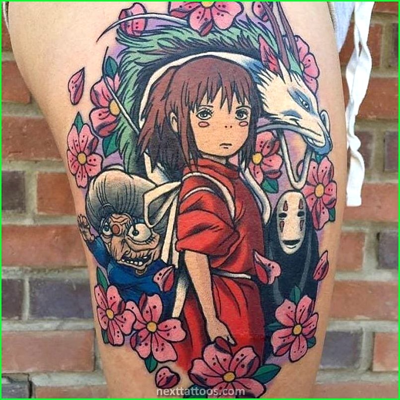 Example of an Anime Character With Runic Tattoos