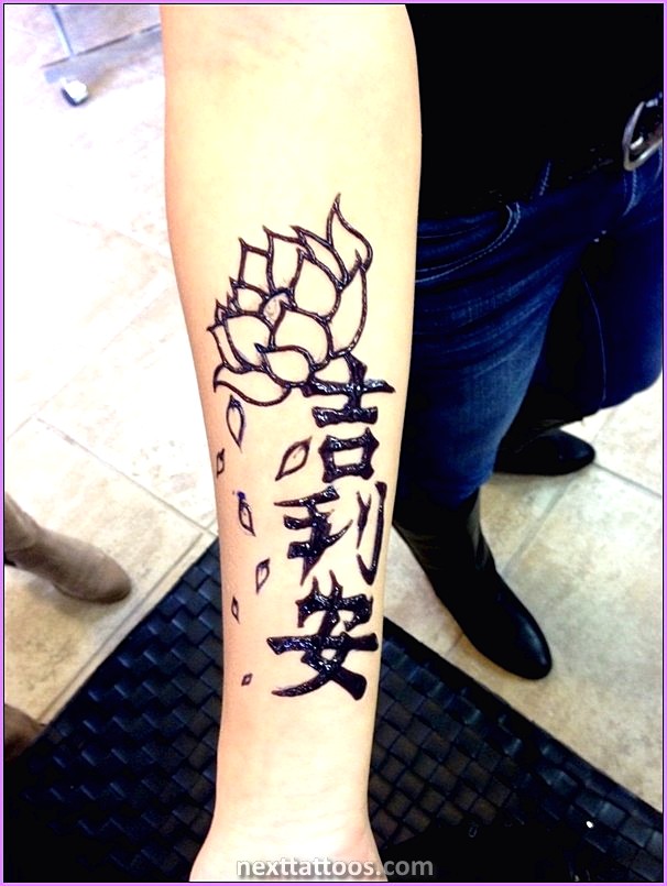Pretty Chinese Character Tattoos