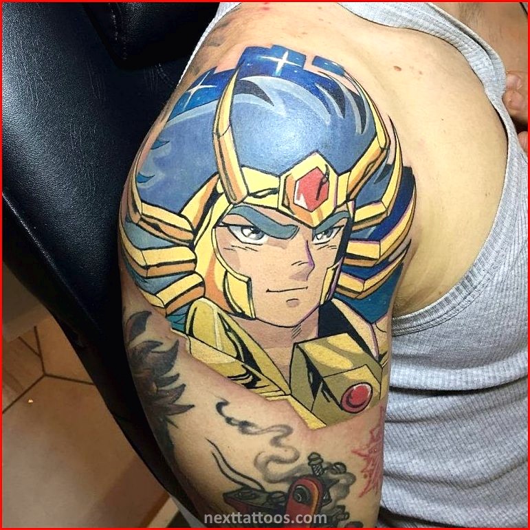 Anime Character With Tattoos on Arm