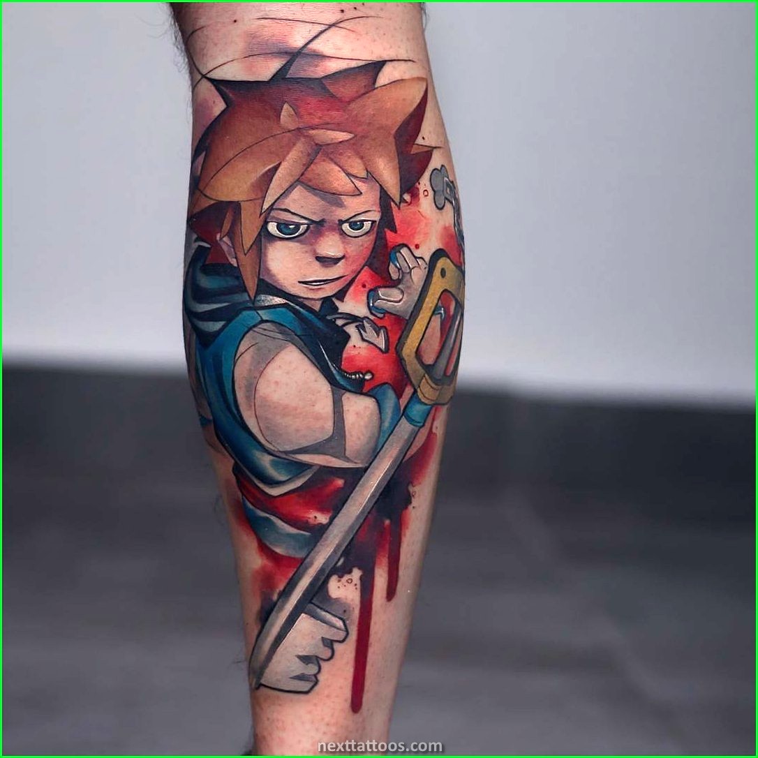 Anime Character With Tattoos on Arm