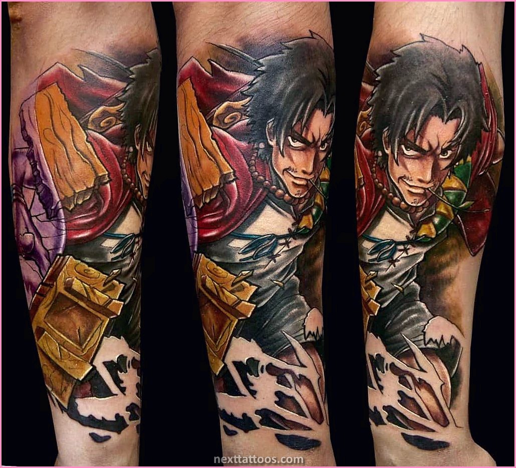 Anime Character With Tattoos on Arm