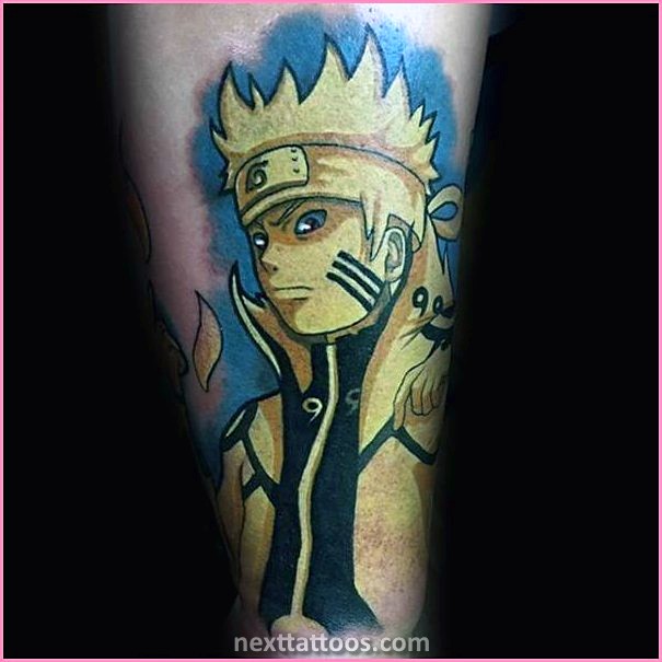 Anime Character With Tattoos on Arm