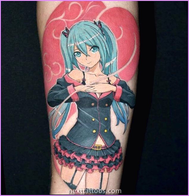 Anime Character With Tattoos on Arm