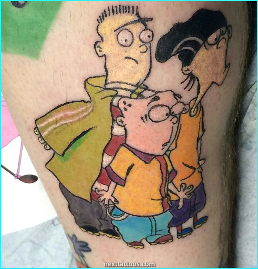 90s Cartoon Character Tattoos