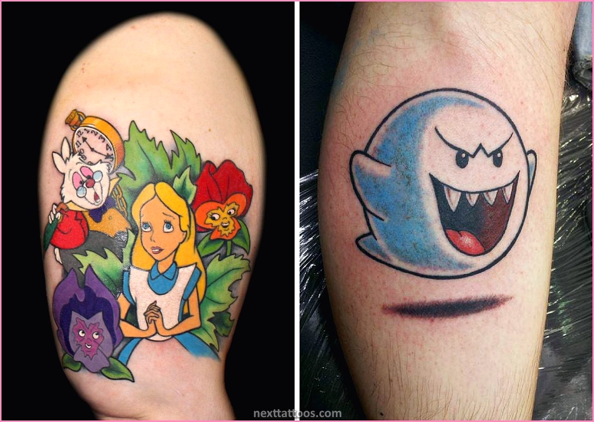 90s Cartoon Character Tattoos