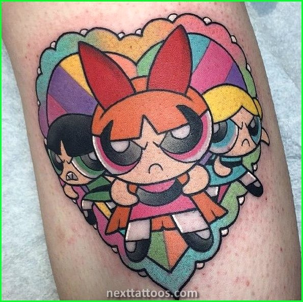 90s Cartoon Character Tattoos