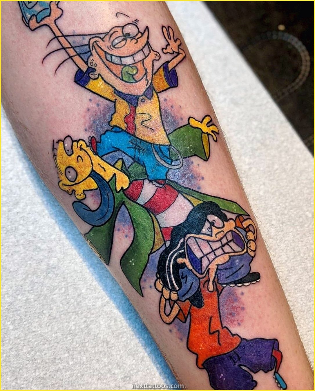 90s Cartoon Character Tattoos