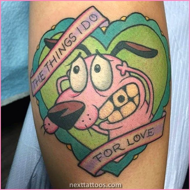 90s Cartoon Character Tattoos