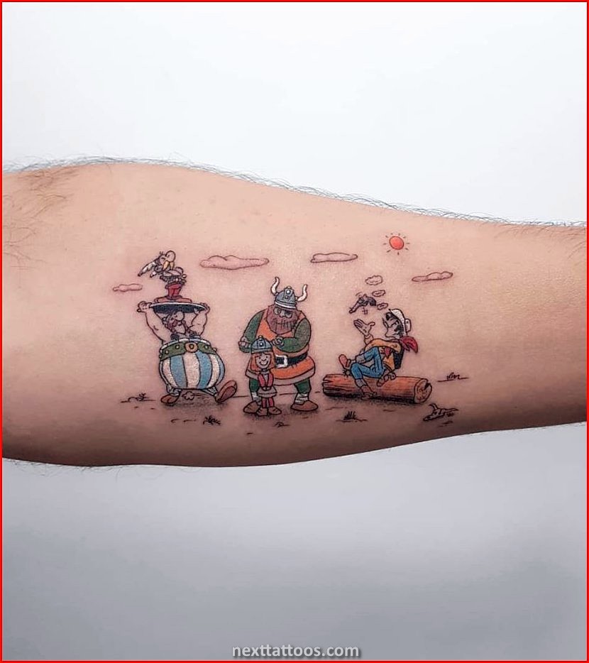 90s Cartoon Character Tattoos