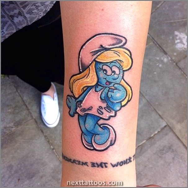 90s Cartoon Character Tattoos