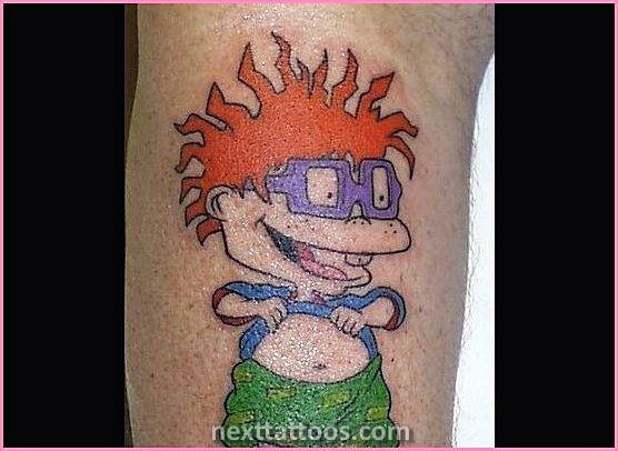 90s Cartoon Character Tattoos