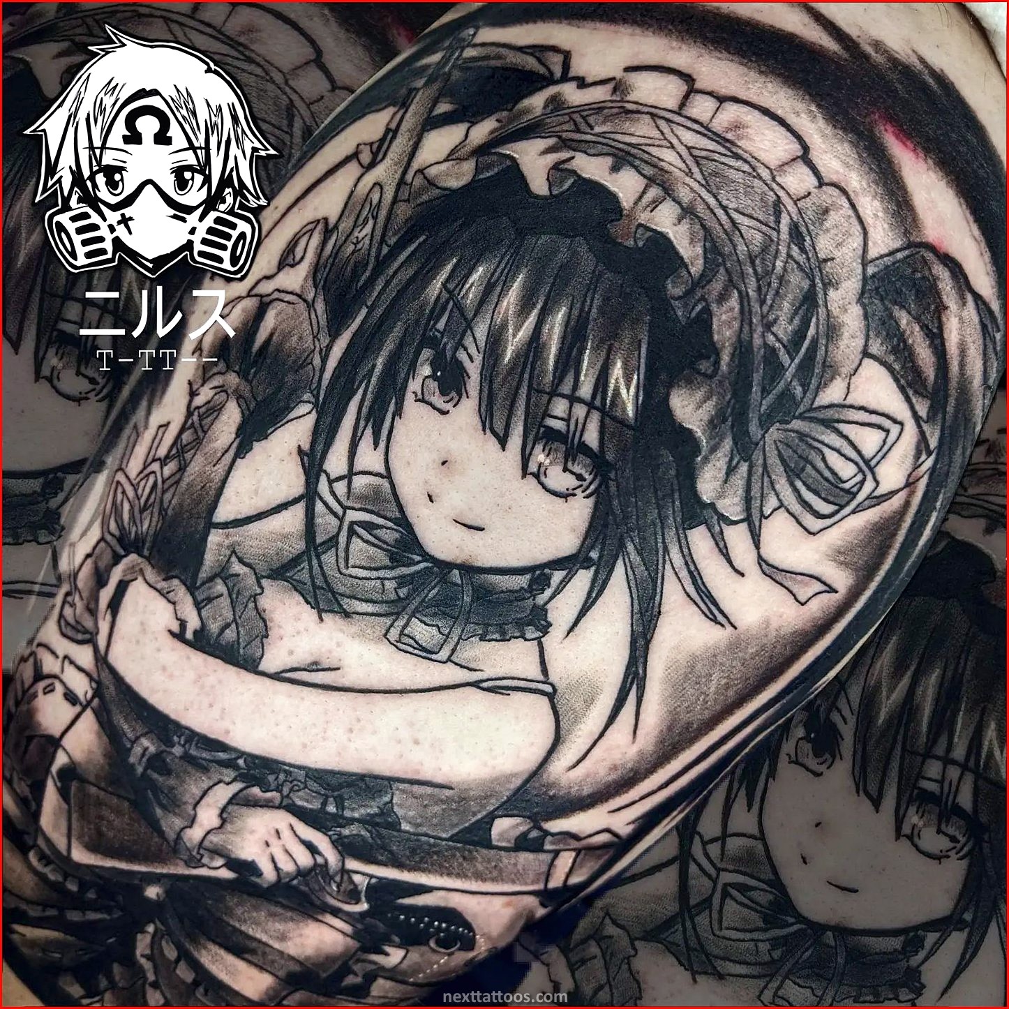 Anime Character Face Tattoos