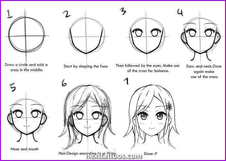 Anime Character Face Tattoos