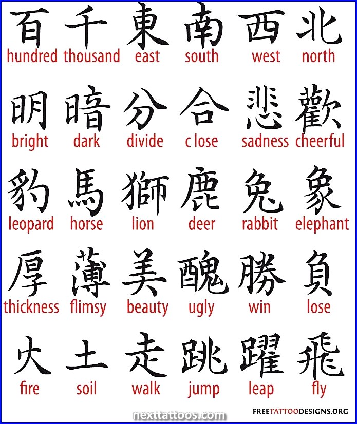 Chinese Character Tattoos - How to Choose the Best Chinese Character Tattoos Artist
