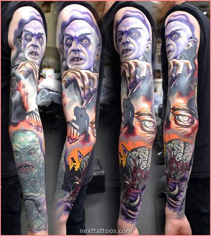 Scary Movie Character Tattoos