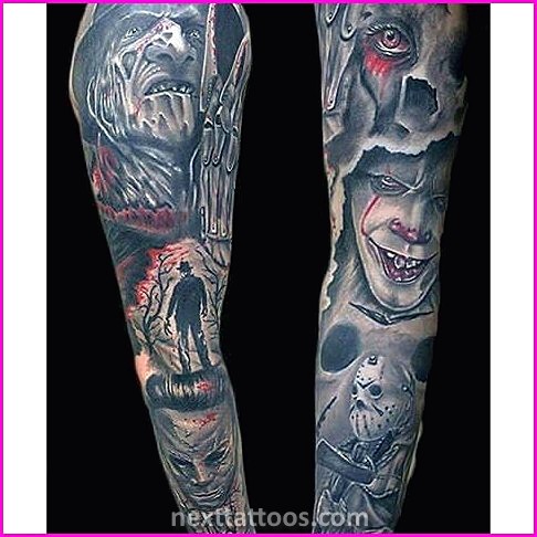 Scary Movie Character Tattoos