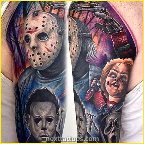 Scary Movie Character Tattoos