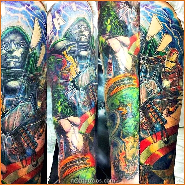 Comic Book Character Tattoos - Get More Than One