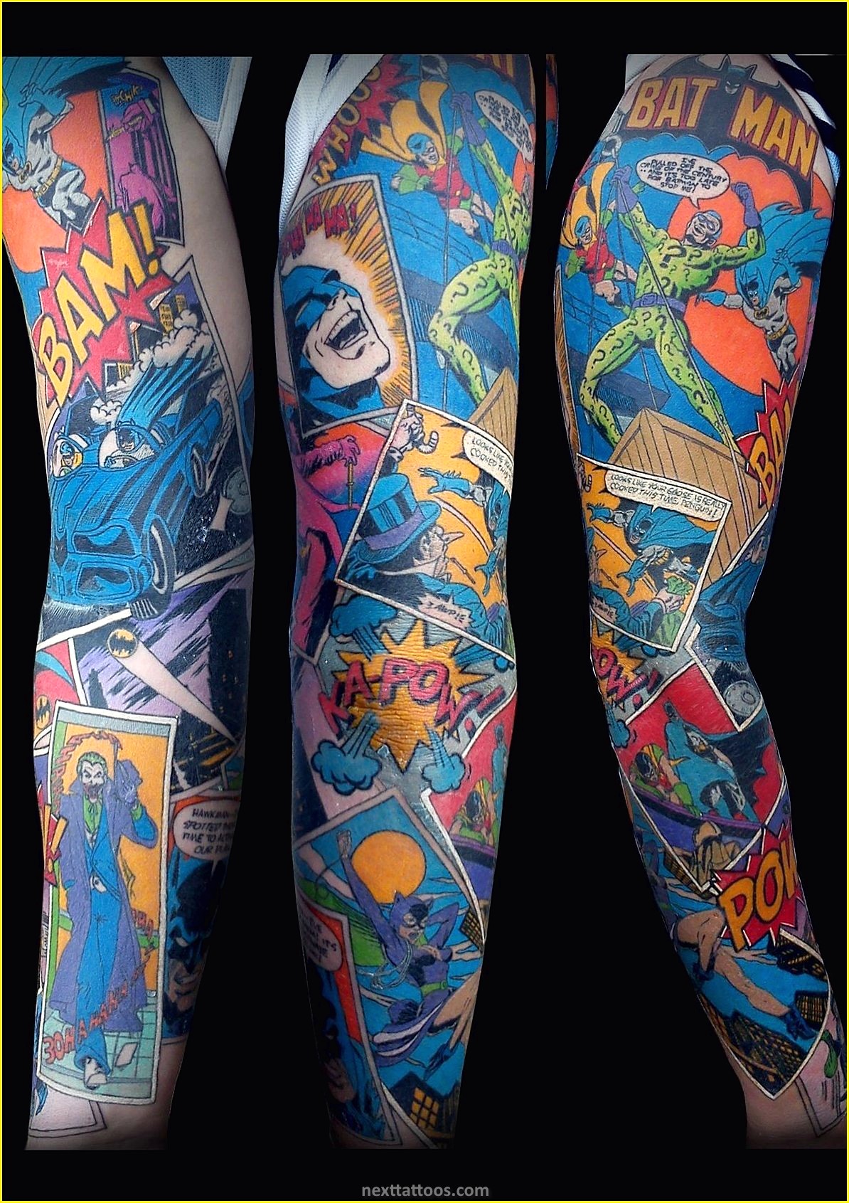 Comic Book Character Tattoos - Get More Than One