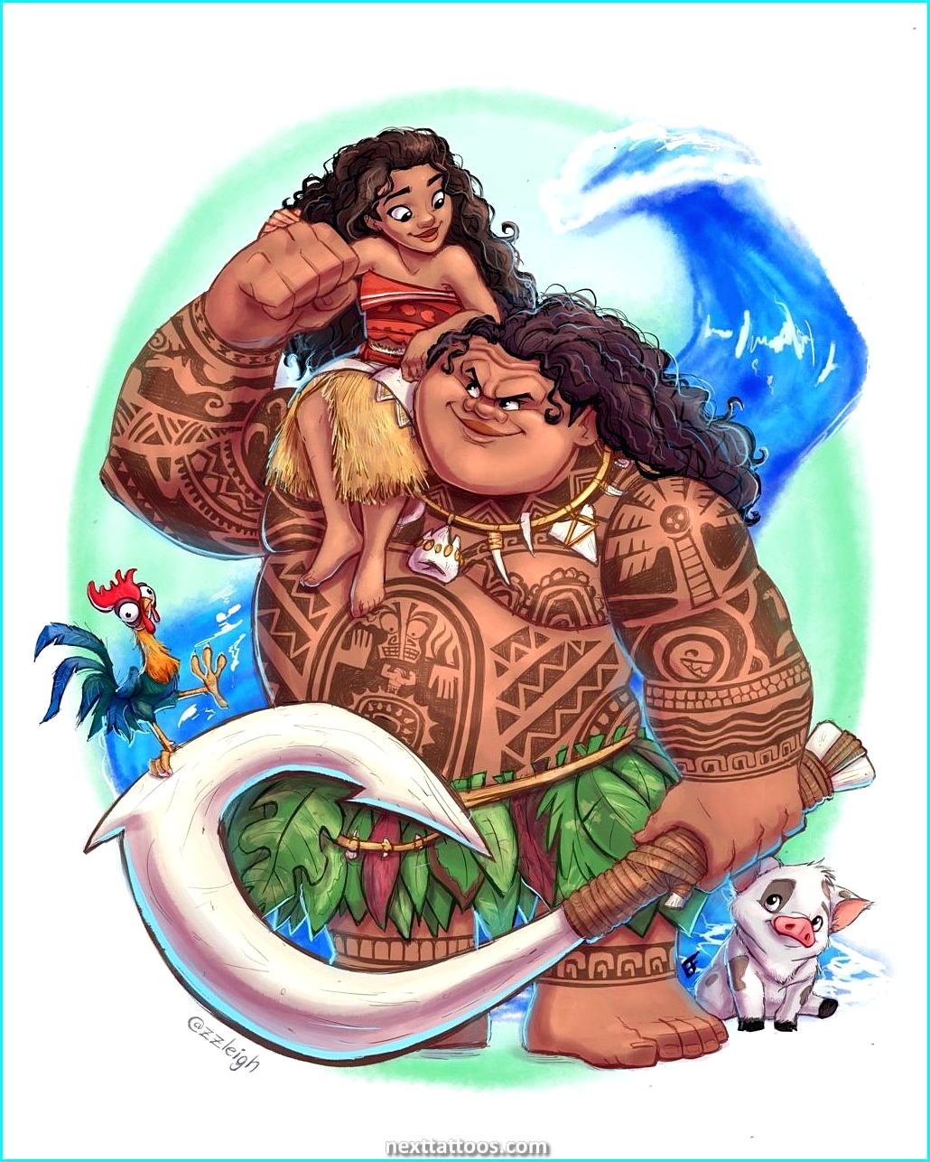 Maui Character Tattoos