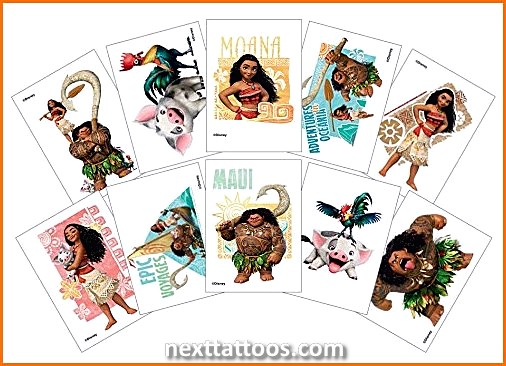 Maui Character Tattoos