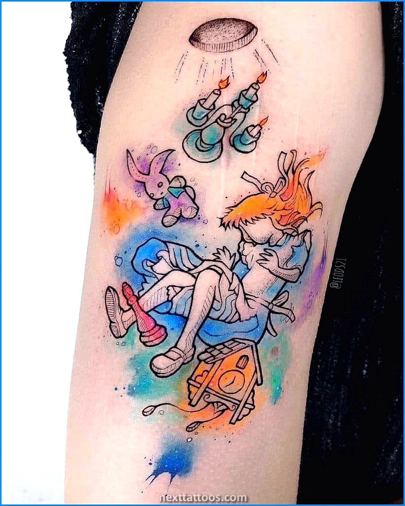 Small Disney Character Tattoos