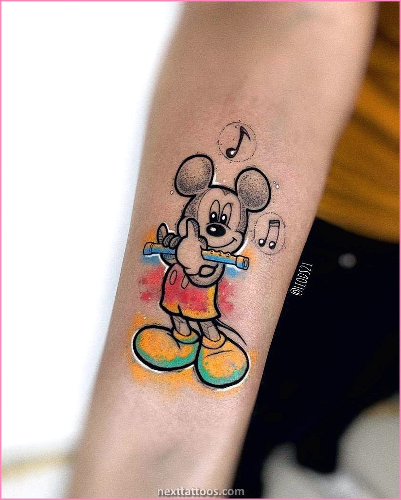 Small Disney Character Tattoos