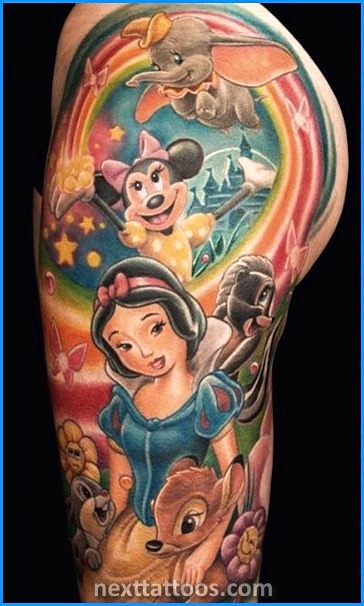 Small Disney Character Tattoos