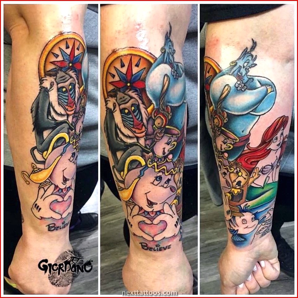 Small Disney Character Tattoos