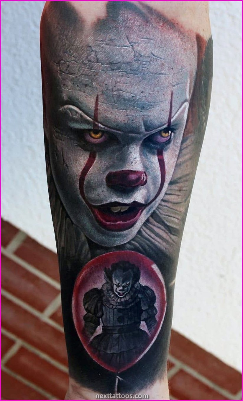 Horror Character Tattoos - Modern Takes on Horror Film Character Tattoos