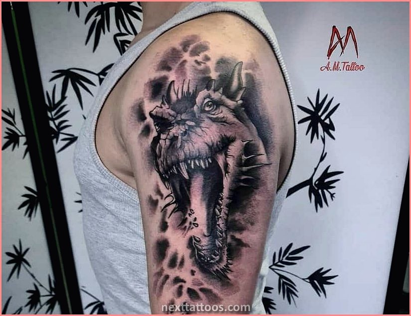 dragon spine tattoos
