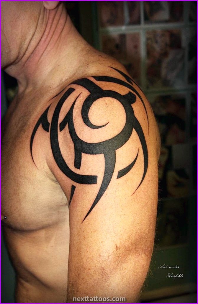 Mens Tribal Arm Tattoos Pictures